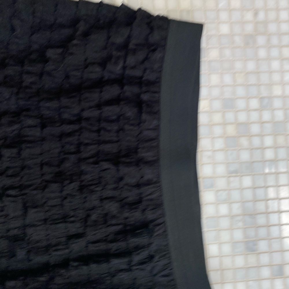 NY Collection Black Ruffled Pencil Skirt - Picture 6 of 6